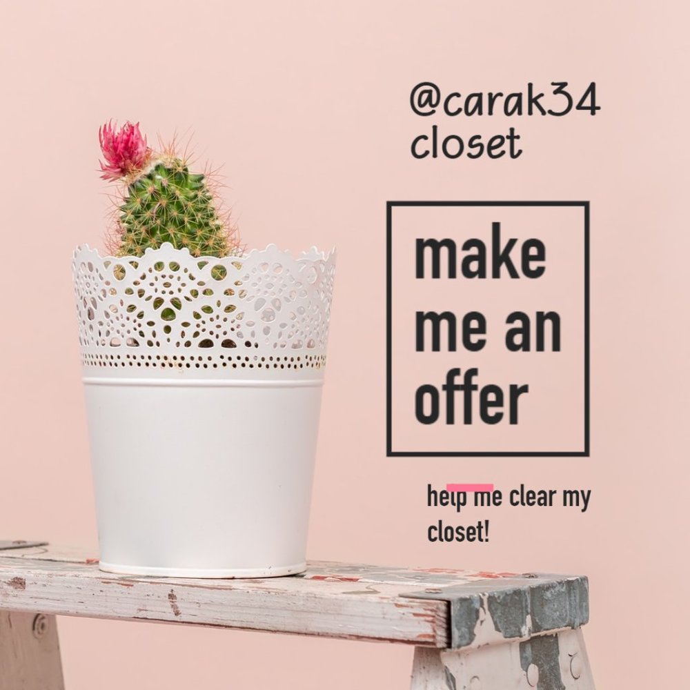 Not for sale! Help me clear my closet